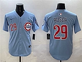 Men's Chicago Cubs #29 Michael Busch Blue 2024-25 2nd Alternate Limited Stitched Jersey,baseball caps,new era cap wholesale,wholesale hats